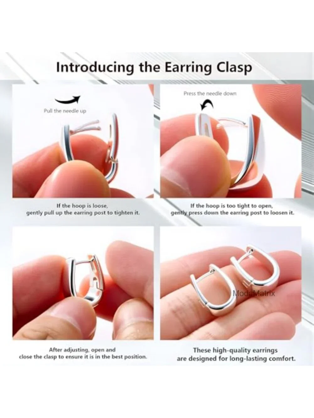 14K Gold Plated Small Huggie Hoop Earrings Silver Hypoallergenic